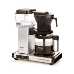 Moccamaster KBGV Select Glass Brewer 10-Cup Polished Silver Coffee Maker - Polished Silver