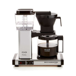 Moccamaster KBGV Select Glass Brewer 10-Cup Polished Silver Coffee Maker - Polished Silver