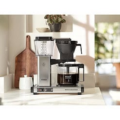 Moccamaster KBGV Select Glass Brewer 10-Cup Polished Silver Coffee Maker - Polished Silver