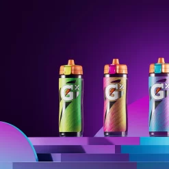 Gatorade Gx 30 oz. Bottle, Neon Blue/Purple