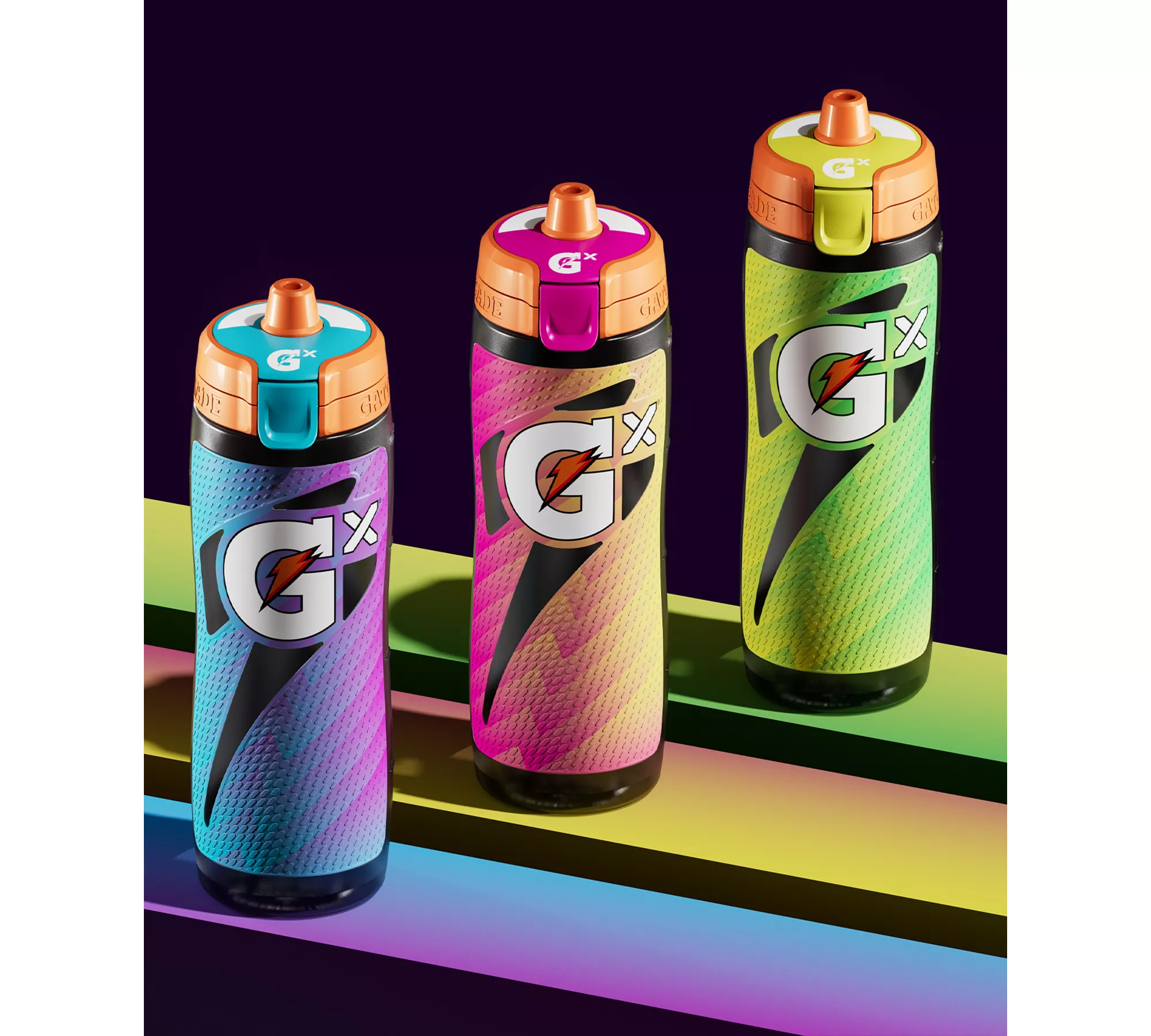 Gatorade Gx 30 oz. Bottle, Neon Yellow/Green