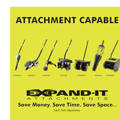 RYOBI RY41135 18 in. 10 Amp Attachment Capable Electric String Trimmer