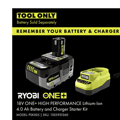 RYOBI P21011BTLVNM ONE+ 18V 90 MPH 250 CFM Cordless Battery Leaf Blower (Tool Only)