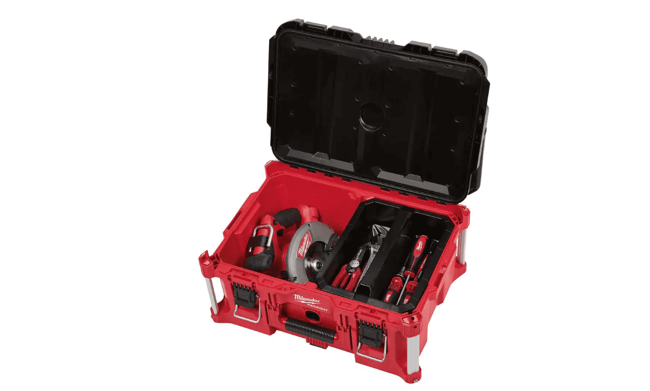 Milwaukee 48-22-8425 PACKOUT 22 in. Large Portable Tool Box Fits Modular Storage System