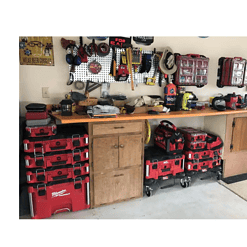 Milwaukee 48-22-8425 PACKOUT 22 in. Large Portable Tool Box Fits Modular Storage System