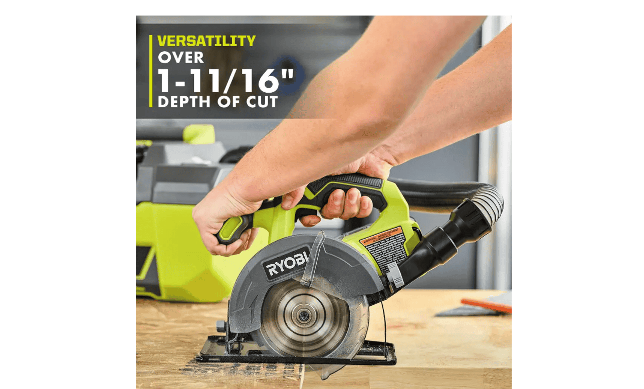 RYOBI PCL500B ONE+ 18V Cordless 5 1/2 in. Circular Saw (Tool Only)
