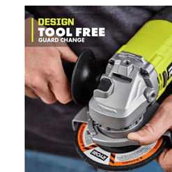 RYOBI PCL445B ONE+ 18V Cordless 4-1/2 in. Angle Grinder (Tool Only)