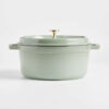 Staub 5.5-Qt. Eucalyptus Round Cocotte
