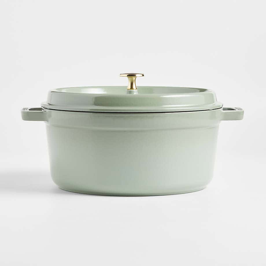 Staub 5.5-Qt. Eucalyptus Round Cocotte