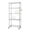 TRINITY 5-Shelf Steel Pantry Organizer with Shelf Dividers