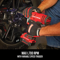 Craftsman V20 1/2 in. Cordless Brushed Impact Wrench Kit (Battery & Charger)