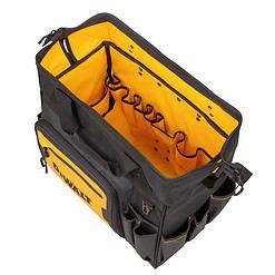 DeWalt Ballistic Nylon Tool Bag On Wheels Roller Tool Bag 27 pocket Black/Yellow 1 pc