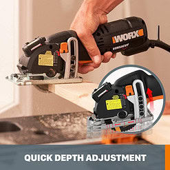 Worx 3-3/8 in. Corded Compact Circular Saw