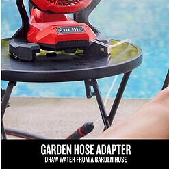 Craftsman V20 10 in. H 3 speed Misting Fan