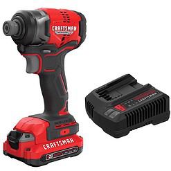 Craftsman V20 1/4 in. Cordless Brushless Impact Driver Kit (Battery & Charger)
