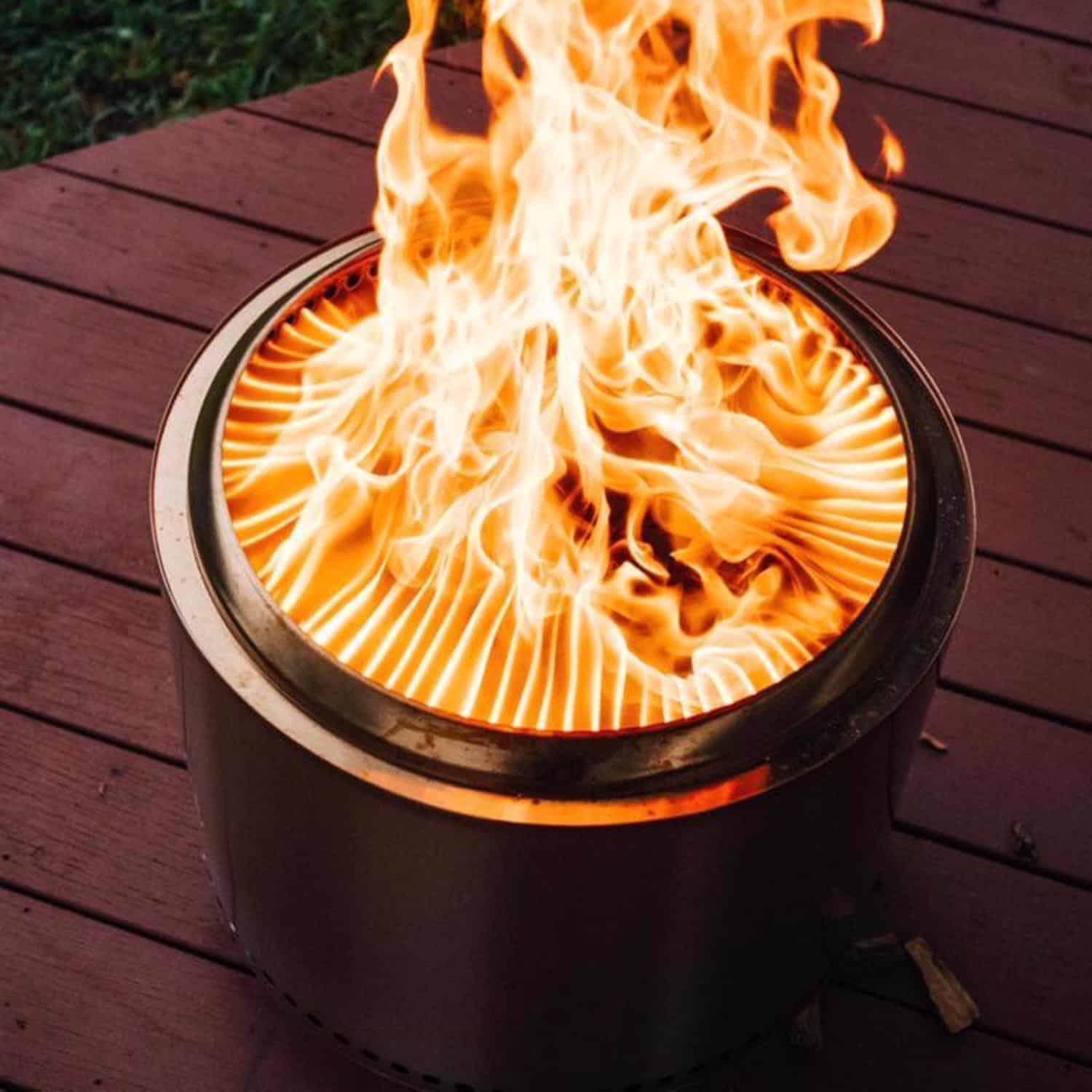 Solo Stove Bonfire 2.0 19.5 in. W Stainless Steel Round Wood Fire Pit with Stand