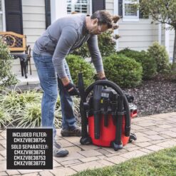 Craftsman CMXEVBE17607 16 gal Corded Wet/Dry Vacuum with Blower 12 amps 120 V 6.5 HP