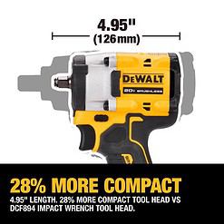 DeWalt 20V MAX ATOMIC 3/8 in. Cordless Brushless Compact Impact Wrench Tool Only