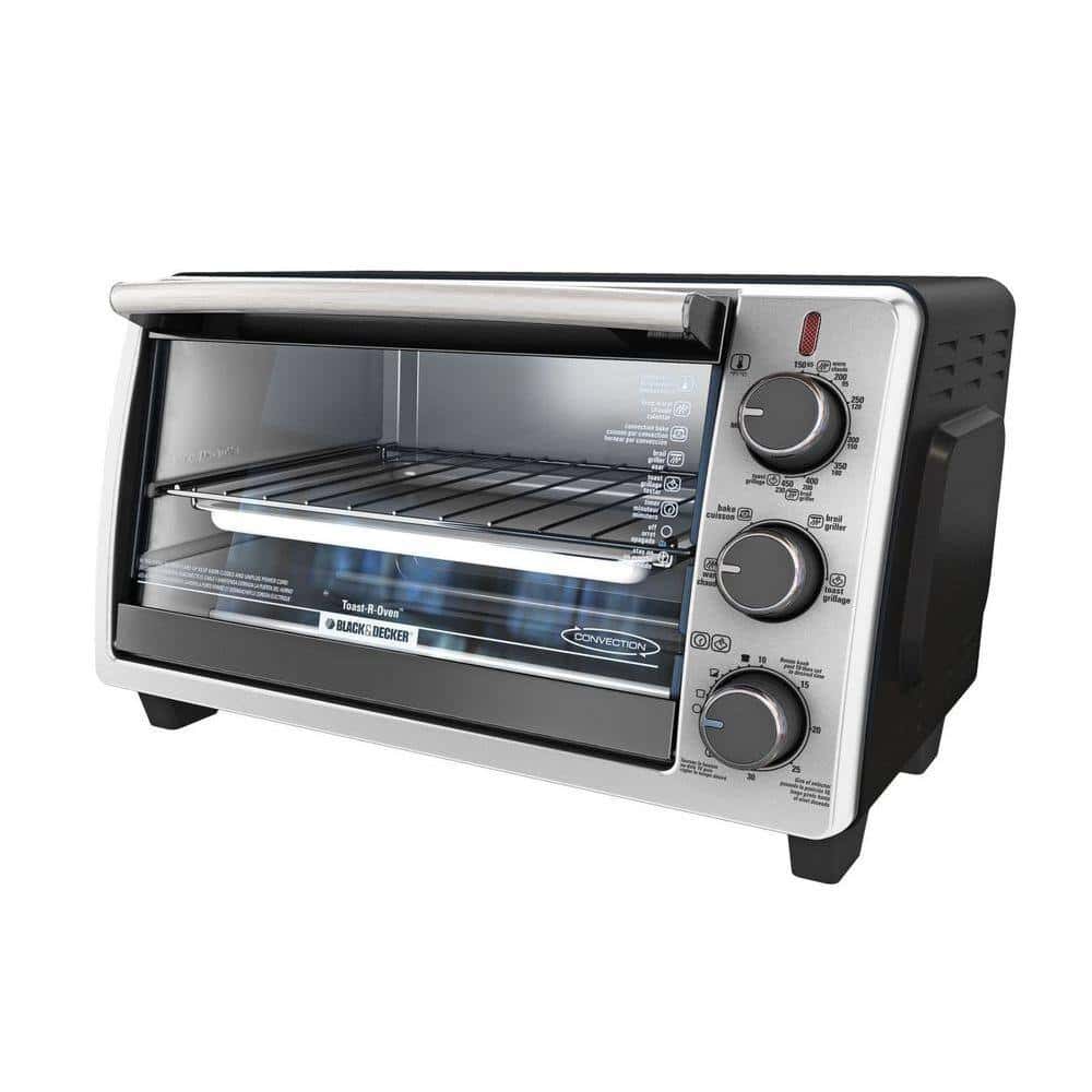 BLACK+DECKER TO1950SBD 6-Slice Toaster Oven in Black