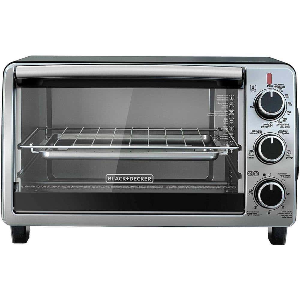 BLACK+DECKER TO1950SBD 6-Slice Toaster Oven in Black