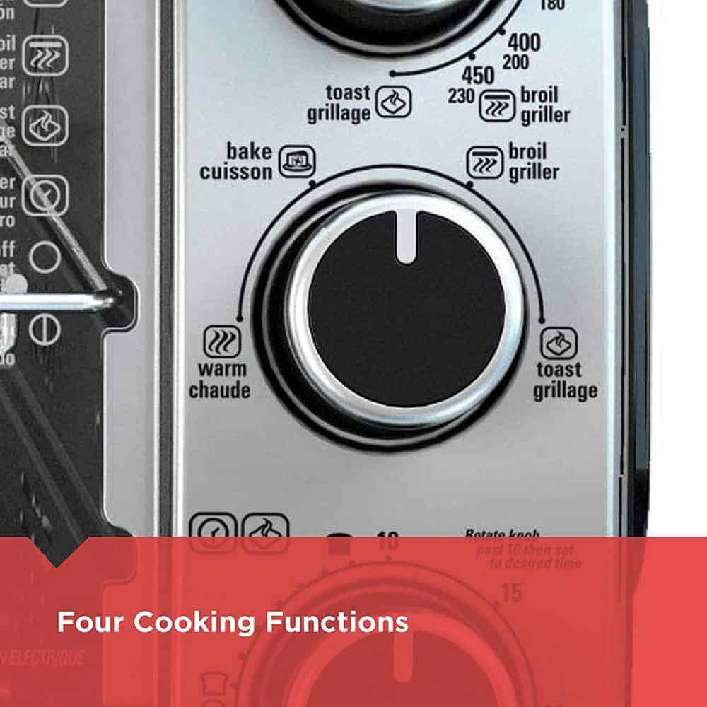 BLACK+DECKER TO1950SBD 6-Slice Toaster Oven in Black