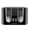 BLACK+DECKER TR0045B 1400-Watt 4-Slice Black Toaster