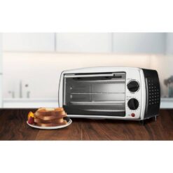 Brentwood Appliances TS-345B 700 W Silver 4-Slice Toaster Oven and Broiler