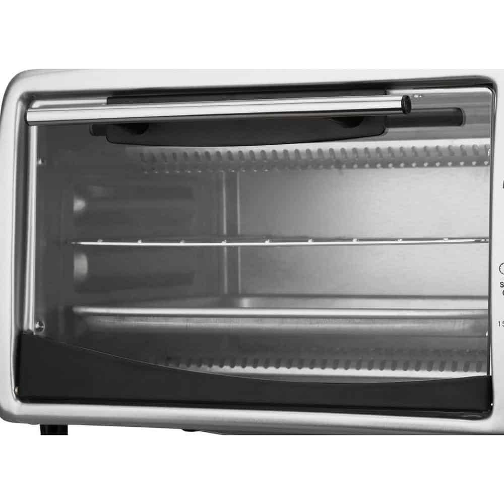 Brentwood Appliances TS-345B 700 W Silver 4-Slice Toaster Oven and Broiler