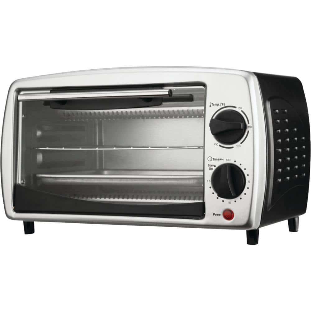 Brentwood Appliances TS-345B 700 W Silver 4-Slice Toaster Oven and Broiler