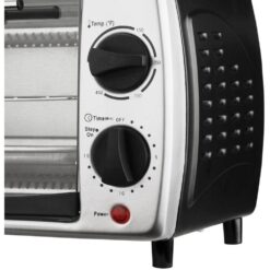 Brentwood Appliances TS-345B 700 W Silver 4-Slice Toaster Oven and Broiler
