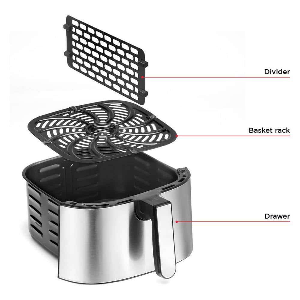 Chefman 2 in 1 Max XL 8 Qt. Air Fryer, Healthy Cooking, User Friendly