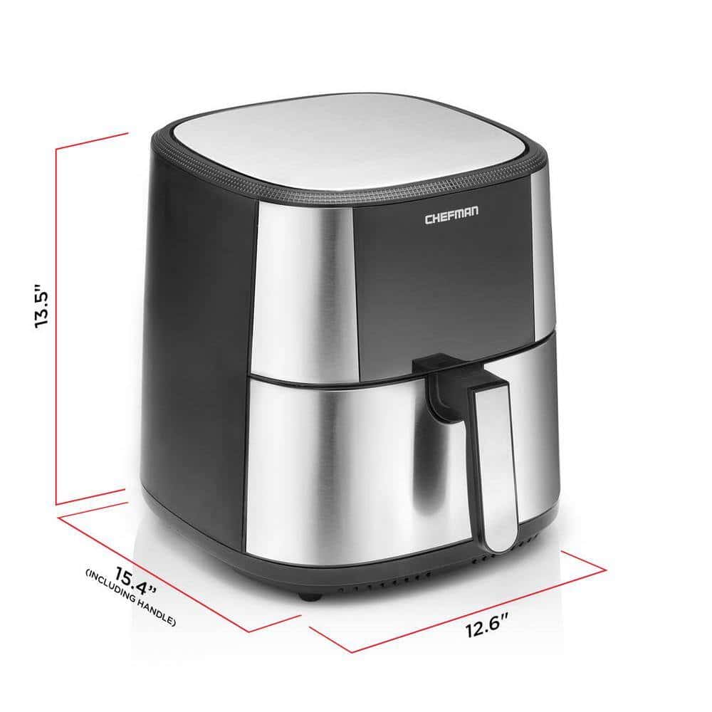 Chefman 2 in 1 Max XL 8 Qt. Air Fryer, Healthy Cooking, User Friendly