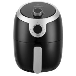 Cosmo COS-23AFAKB 2.3 qt. Electric Hot Air Fryer with Temperature Control, Timer, Auto Shut-Off, 1000W in Black
