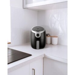 Cosmo COS-23AFAKB 2.3 qt. Electric Hot Air Fryer with Temperature Control, Timer, Auto Shut-Off, 1000W in Black