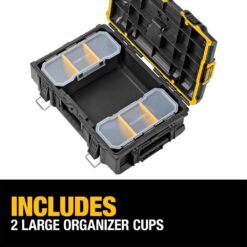 DEWALT DWST08165W14835 Toughsystem 2.0, 22 in. Small Tool Box with 10-Compartment Pro Small Parts Organizer