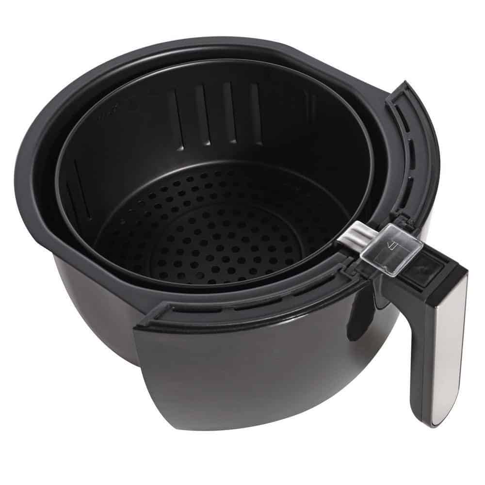 Emerald 5.5 Qt. Black Air Fryer with Digital LED Touch Display