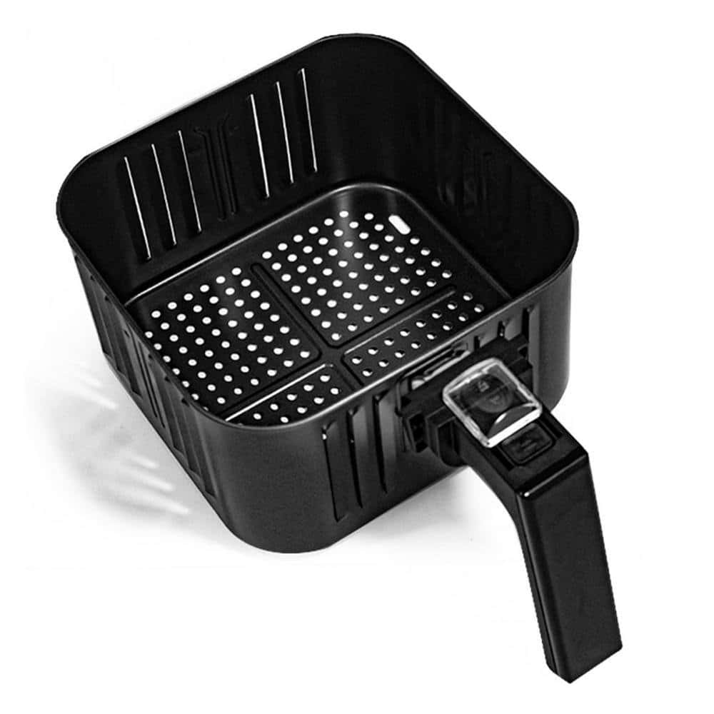 Emerald SM-AIR-1804-5.0 5.5 qt. Black Digital Air Fryer with Slide Out Pan/Detachable Basket