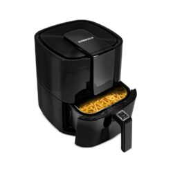 Emerald SM-AIR-1804-5.0 5.5 qt. Black Digital Air Fryer with Slide Out Pan/Detachable Basket