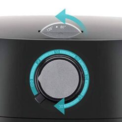 Emerald SM-AIR-1818 4.2 Qt. 1800-Watt Black Air Fryer with Double Ceramic Basket and Pan Set and Rapid Air Technology
