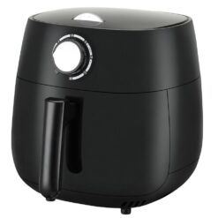 Emerald SM-AIR-1818 4.2 Qt. 1800-Watt Black Air Fryer with Double Ceramic Basket and Pan Set and Rapid Air Technology