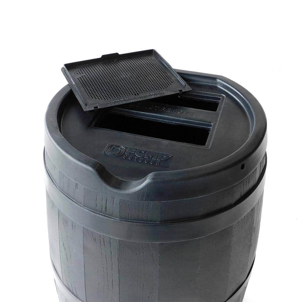 FCMP Outdoor RC45-BLK 45 Gal. RC45 Rain Barrel, Black