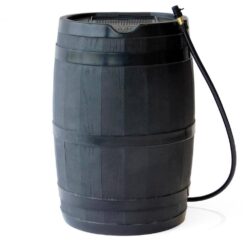 FCMP Outdoor RC45-BLK 45 Gal. RC45 Rain Barrel, Black