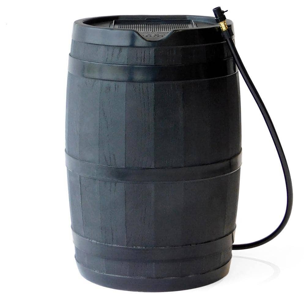 FCMP Outdoor RC45-BLK 45 Gal. RC45 Rain Barrel, Black