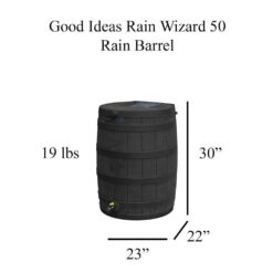 Good Ideas Rain Wizard Eco 50 Gal. Rain Barrel