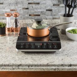 Classic Cuisine Portable Induction Cooktop 1800-Watt Single Burner Electric Hot Plate