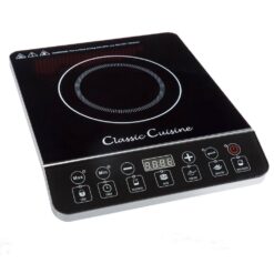 Classic Cuisine Portable Induction Cooktop 1800-Watt Single Burner Electric Hot Plate