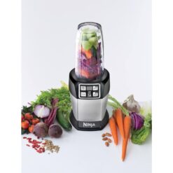 NINJA BL480D Nutri Auto iQ 24 oz. 3-Speed Black High Speed Single Serve Blender