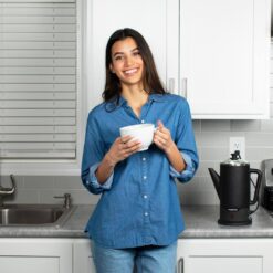 Presto 02815 12 Cup Black Stainless Steel Cordless-Serve Coffee Maker