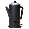 Presto 02815 12 Cup Black Stainless Steel Cordless-Serve Coffee Maker