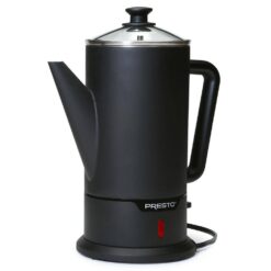 Presto 02815 12 Cup Black Stainless Steel Cordless-Serve Coffee Maker